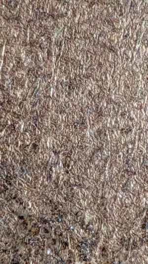 Nahaufnahme einer polierten Spachteltechnik mit Glanz